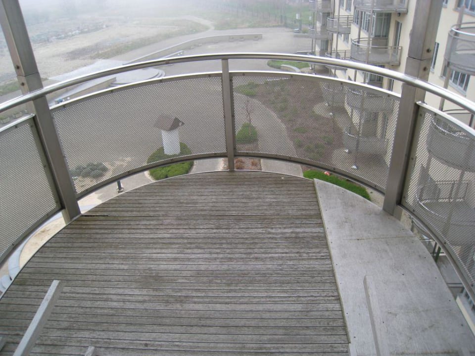 Blick auf den Balkon Hotel Zon en Zee