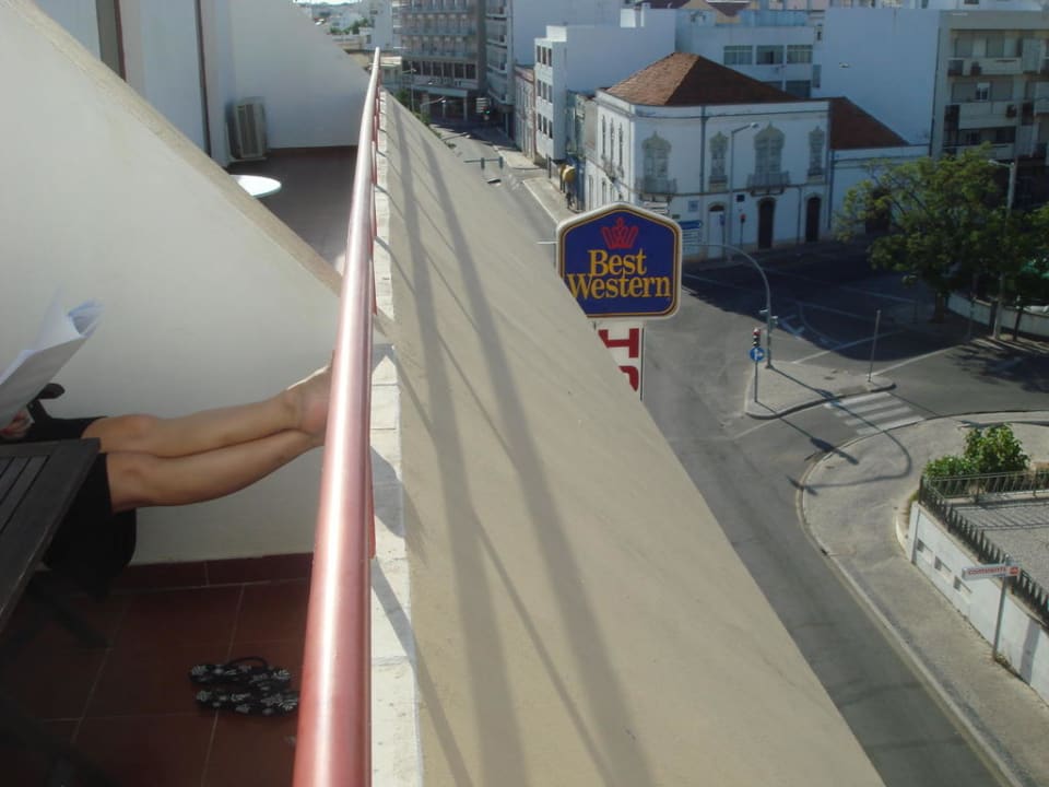 Balkon und Ausblick Best Western Hotel Dom Bernardo