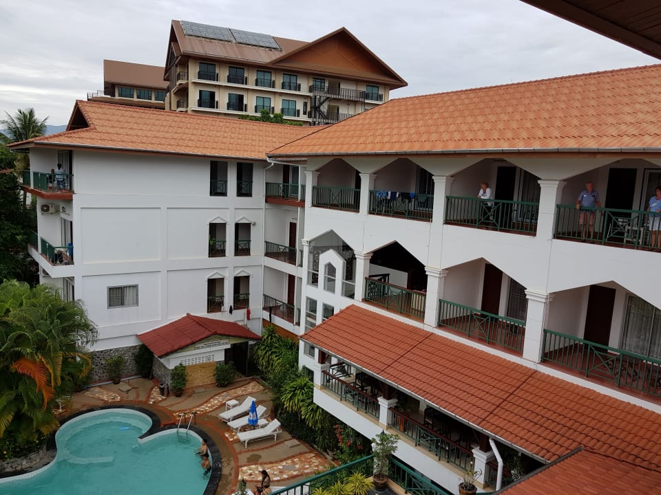 Vom Balkon  Hotel Vansana Vangvieng