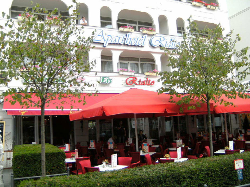 Hotel von vorne Aparthotel Rialto & Hotel Esplanade