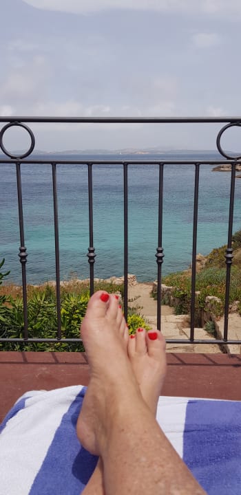 Ausblick Grand Hotel Smeraldo Beach