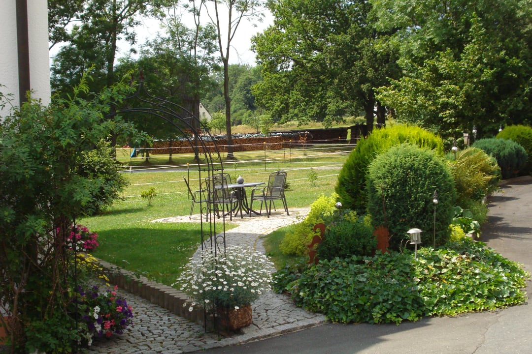 Gartenanlage Gästehaus Frankenwaldhof