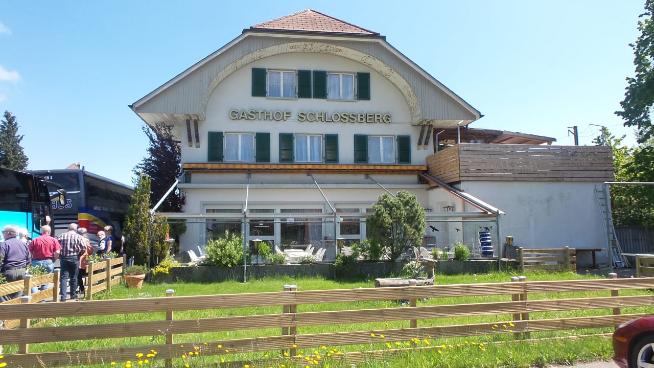 Außenansicht Gasthof Schlossberg Bori
