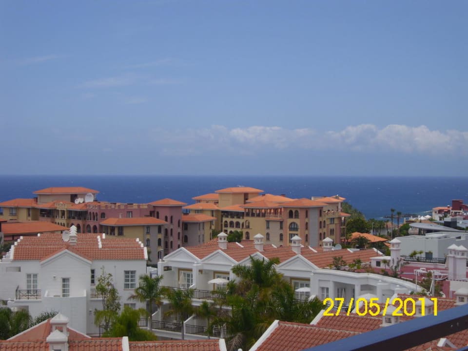 Blick von der Dachterrasse des Hotels GF FANABE