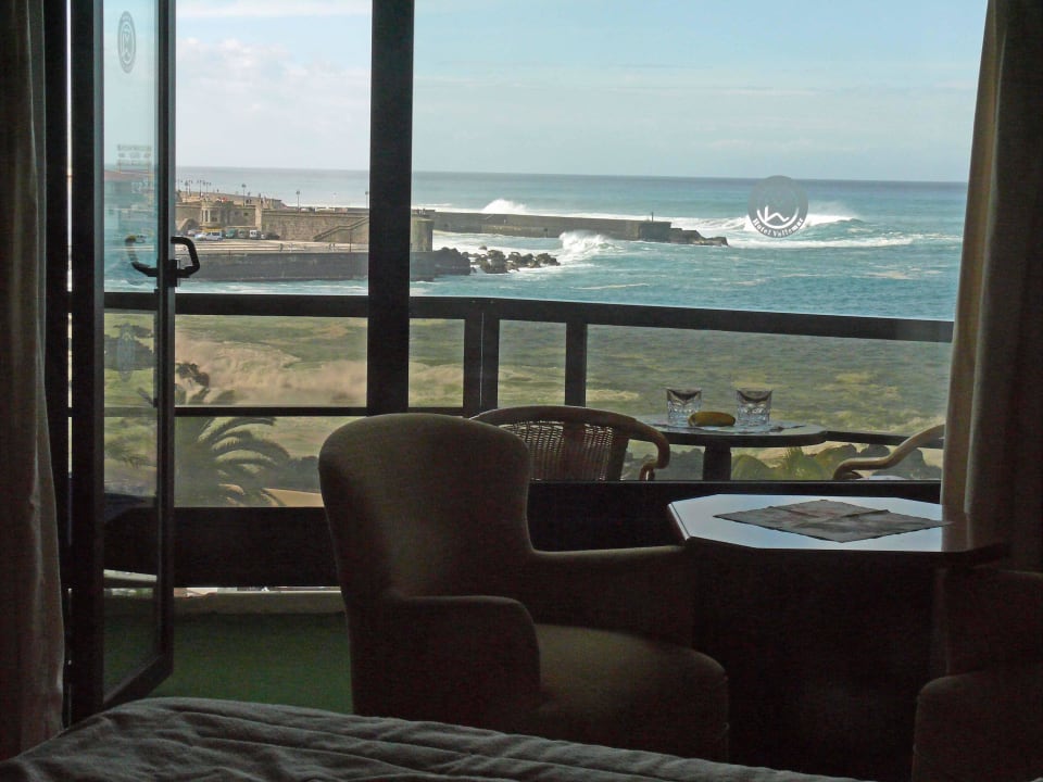 Blick auf Fischerhafeneinfahrt Hotel ValleMar