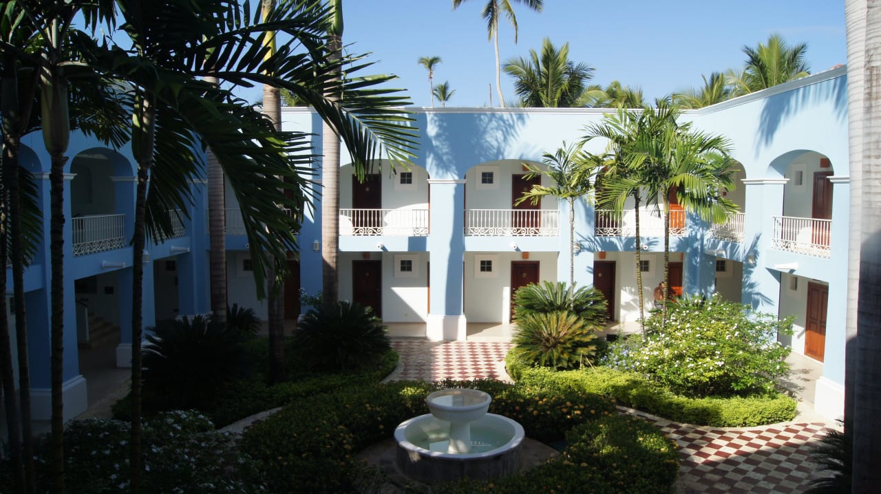 Innenhof Gebäude Nr. 7 Iberostar Selection Hacienda Dominicus