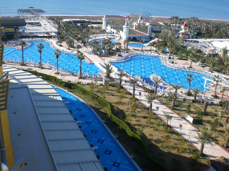 Aussicht vom Balkon Hotel Delphin Imperial