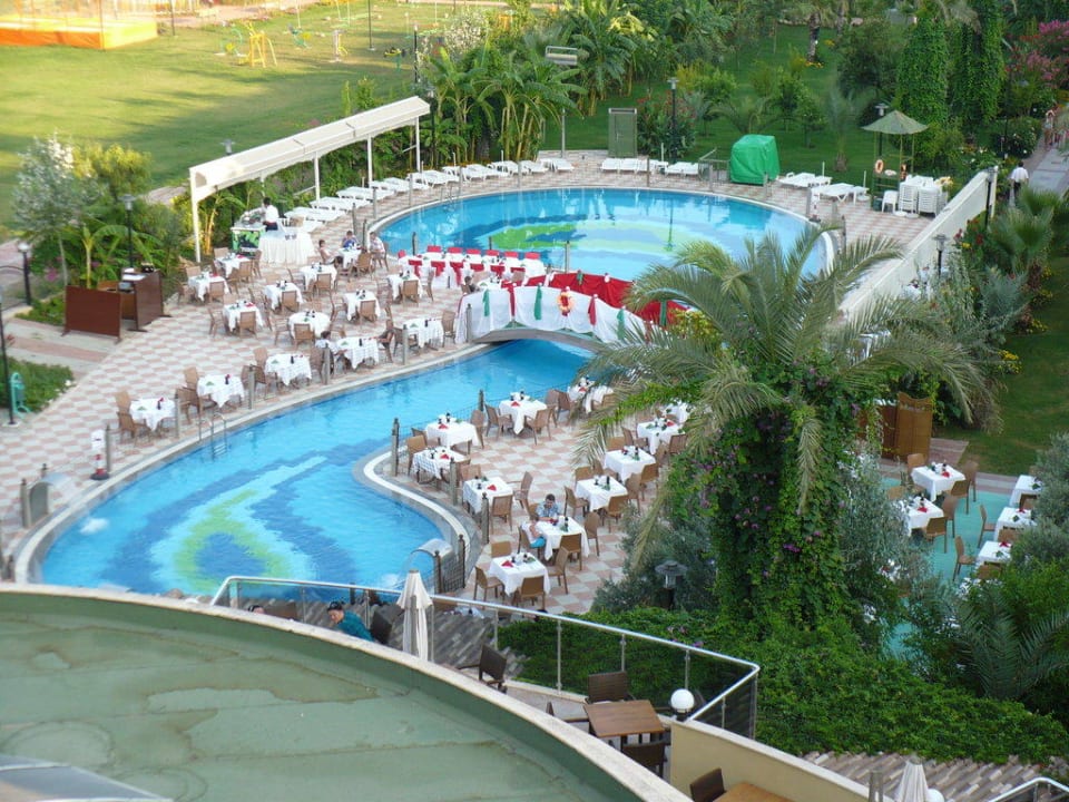 Zimmeraussicht vor dem Abendessen Belek Beach Resort Hotel