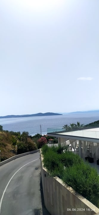 Ausblick Akrathos Beach Hotel