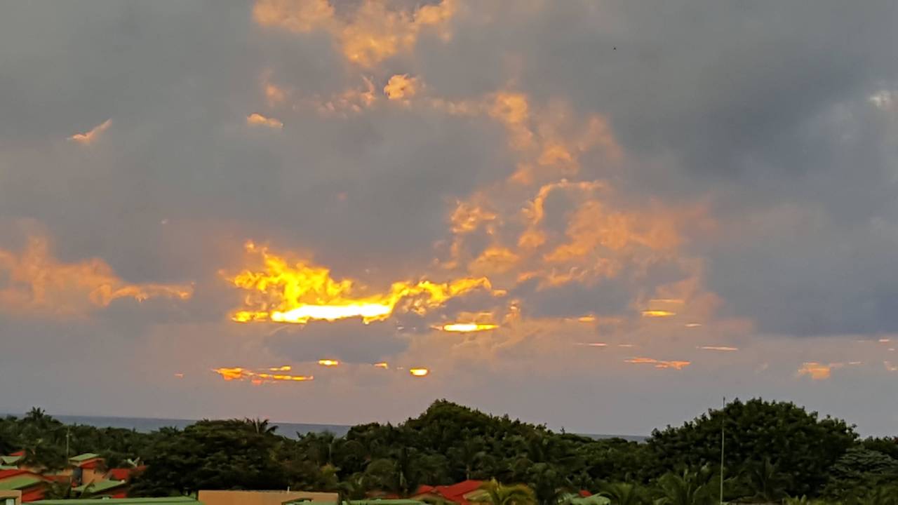 Sonnenuntergang vom Zimmer aus Melia Las Antillas - Adults only
