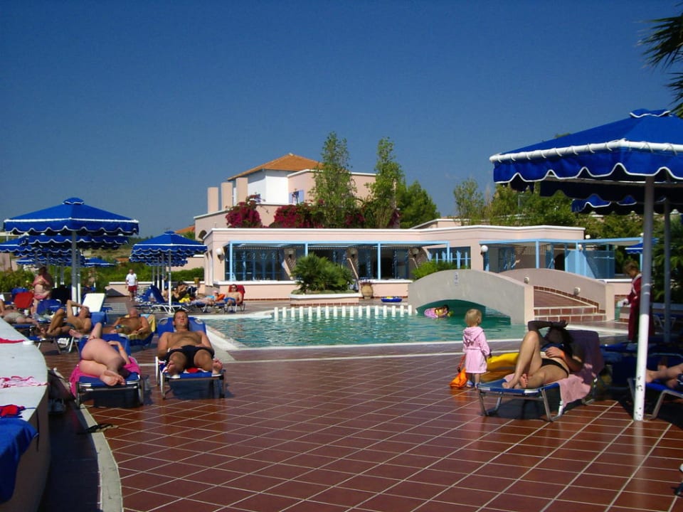 Oberer Pool und Pizzeria Mitsis Rodos Village