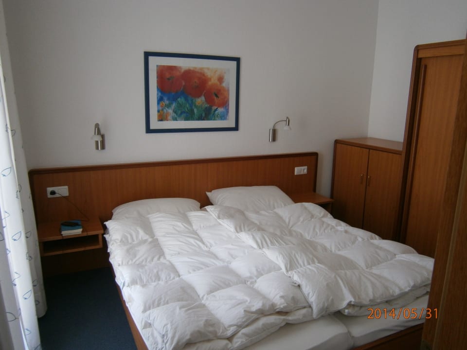 Spiekeroog Schlafraum Appartementhaus Antje