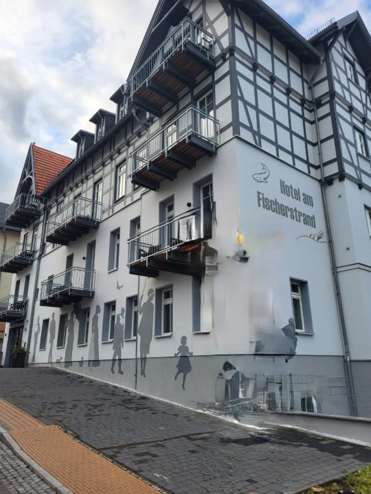 Außenansicht Hotel am Fischerstrand