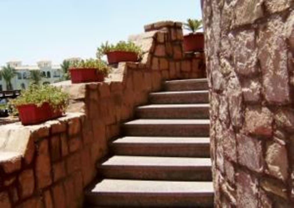 Treppe zur Sunset-Bar Pickalbatros Dana Beach Resort - Hurghada