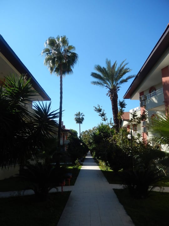 Weg vom Hotel zum Strand/Restaurant Hotel Sirma