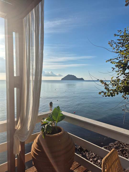 Ausblick Porto Koukla Beach