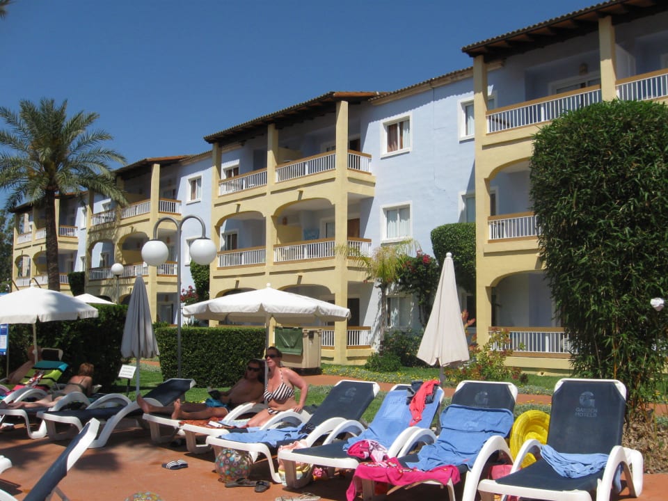 Blick vom Pool Alcudia Garden Aparthotel