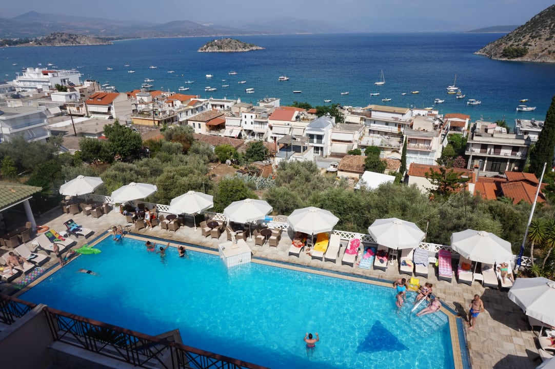 1. Ausblick Zimmer 302 Hotel King Minos
