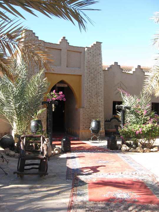 Eingang zur Lobby Kasbah Hotel Xaluca Arfoud