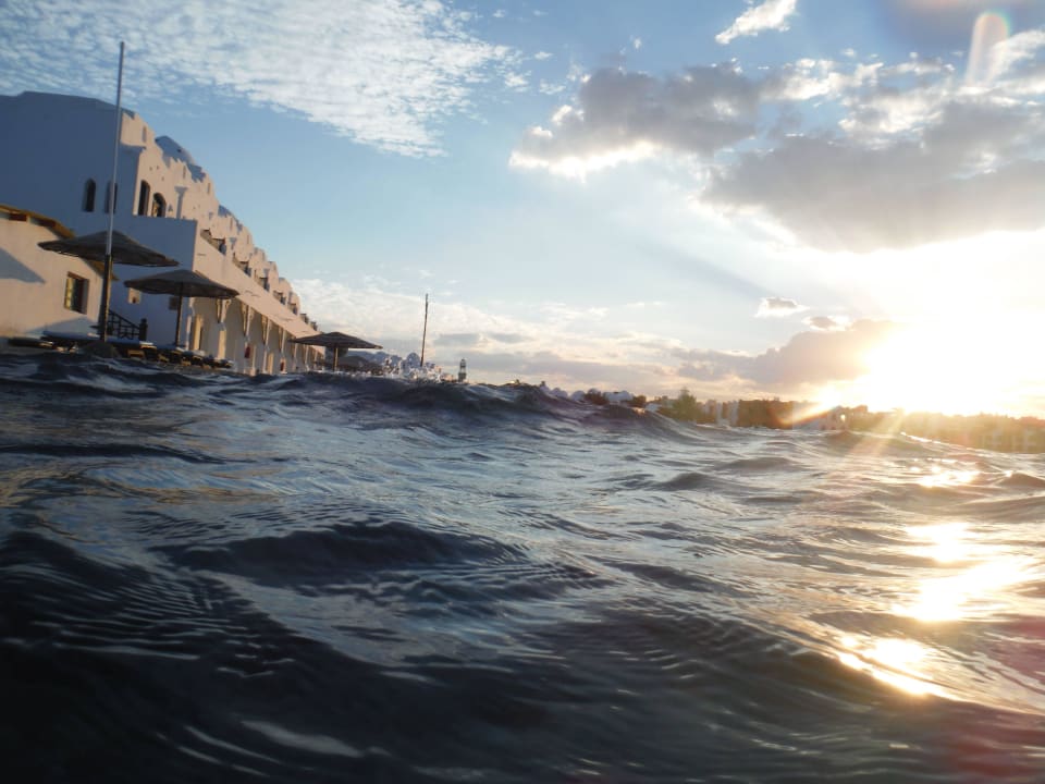 Beim Sonnenuntergang Arabella Azur Resort