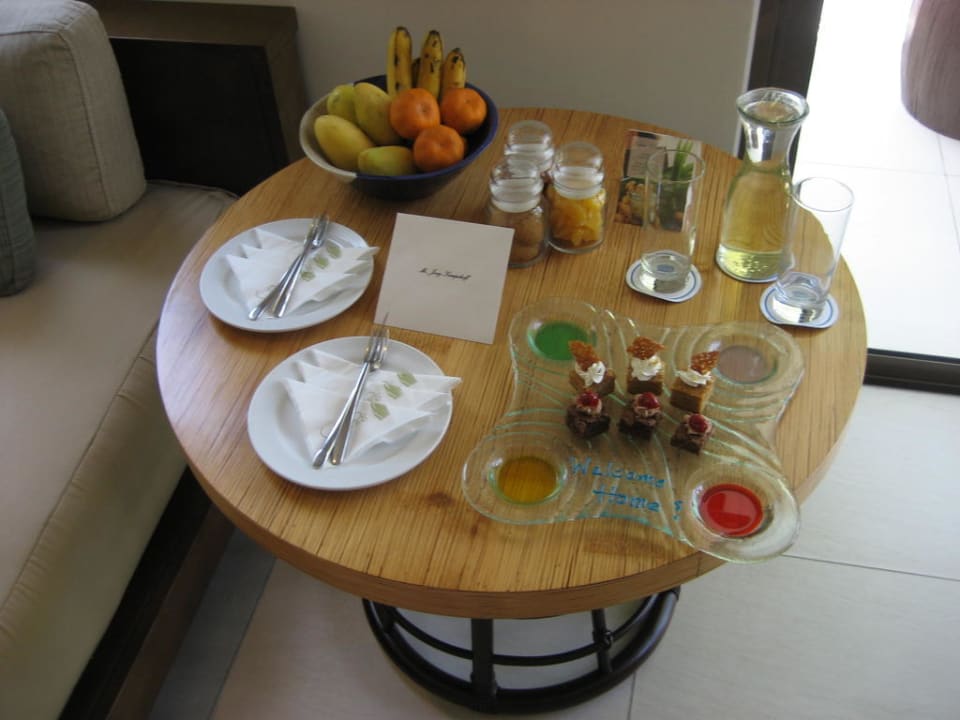 Willkommensgruß Hotel Discovery Shores Boracay