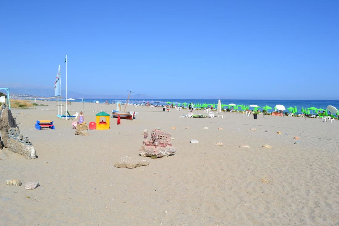Strand hinter dem Hotel Golden Beach Rethymnon