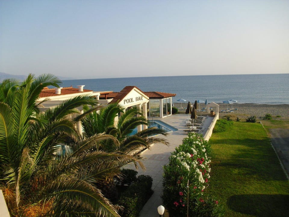 Ausblick vom Zimmerbalkon Caretta Beach Hotel