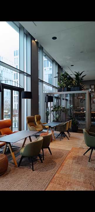 Lobby b'mine Hotel Frankfurt Airport