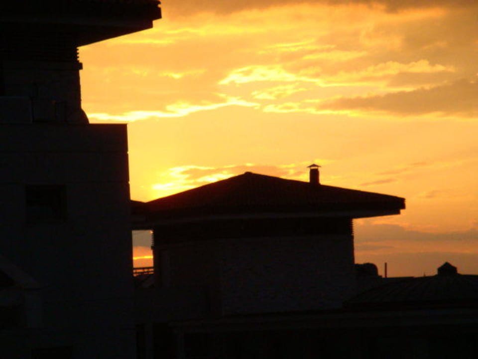 Abendstimmung vom Balkon Alba Queen Hotel