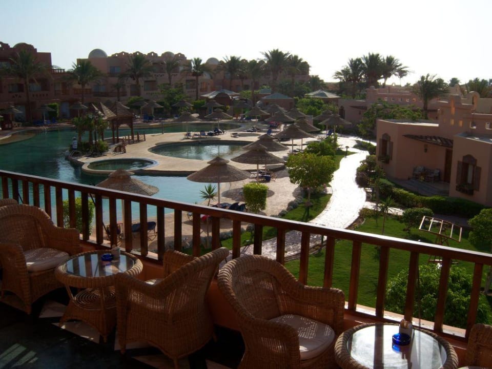 Ausblick von der Dome Lobby Bar Hotel Nubian Island
