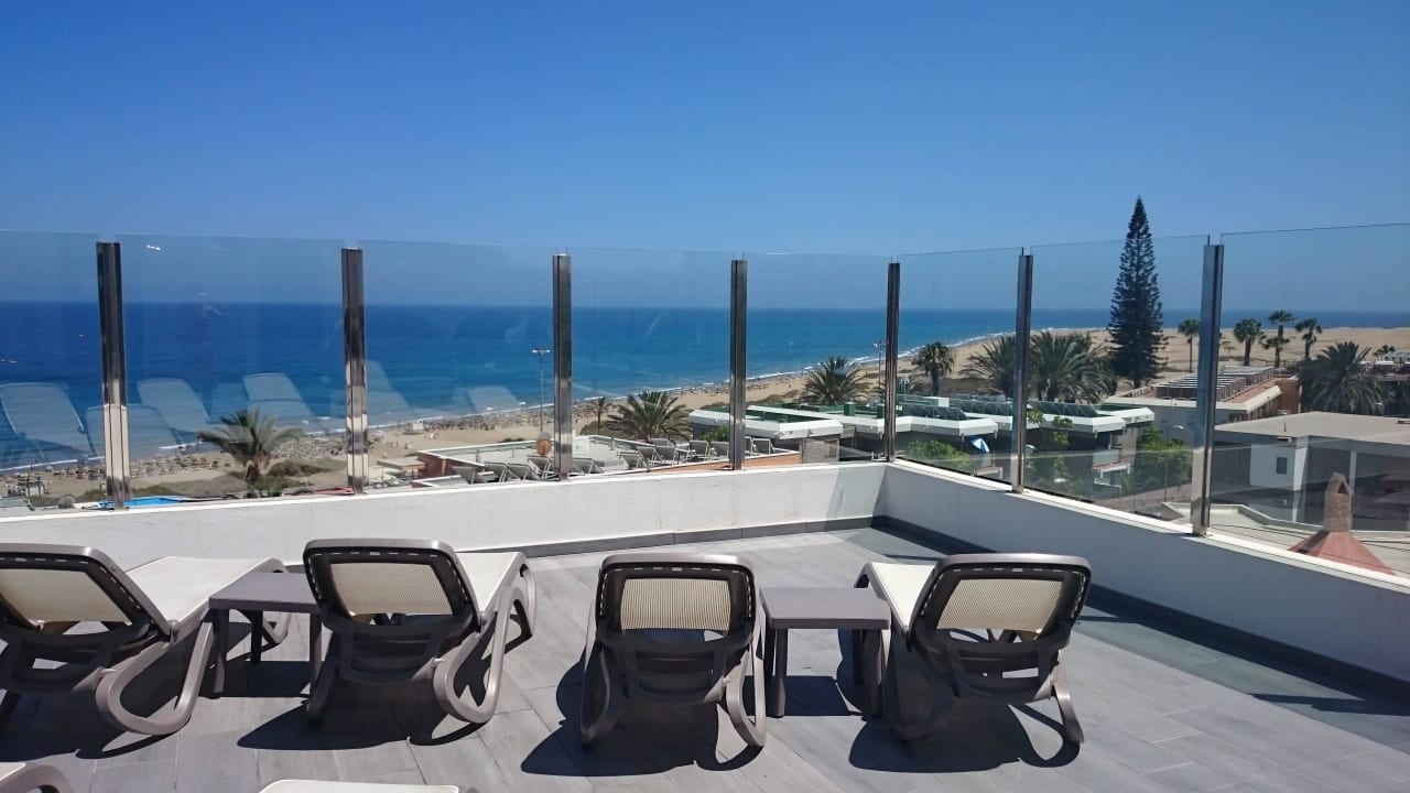 Tolle Dachterrasse Hotel El Palmar