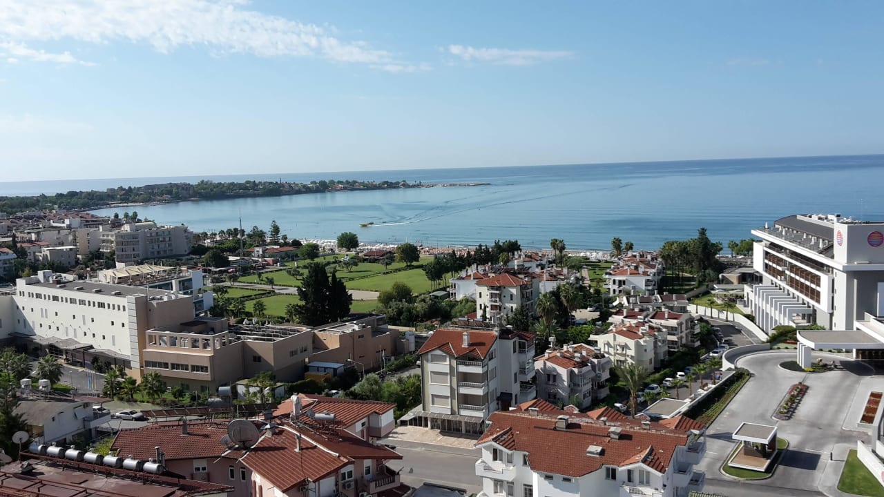 Ausblick von der Dachterrasse  Side Su Hotel