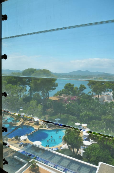 Blick auf die Pools Hipotels Eurotel Punta Rotja Golf & Spa