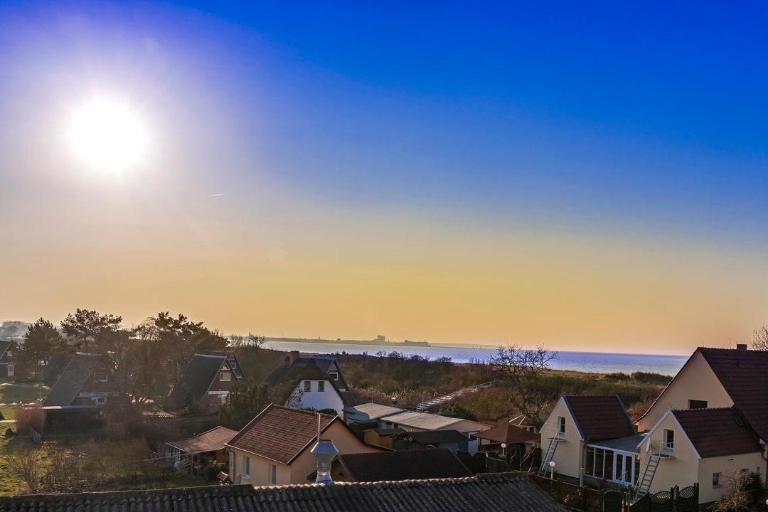 Ausblick Dünenhotel am Meer