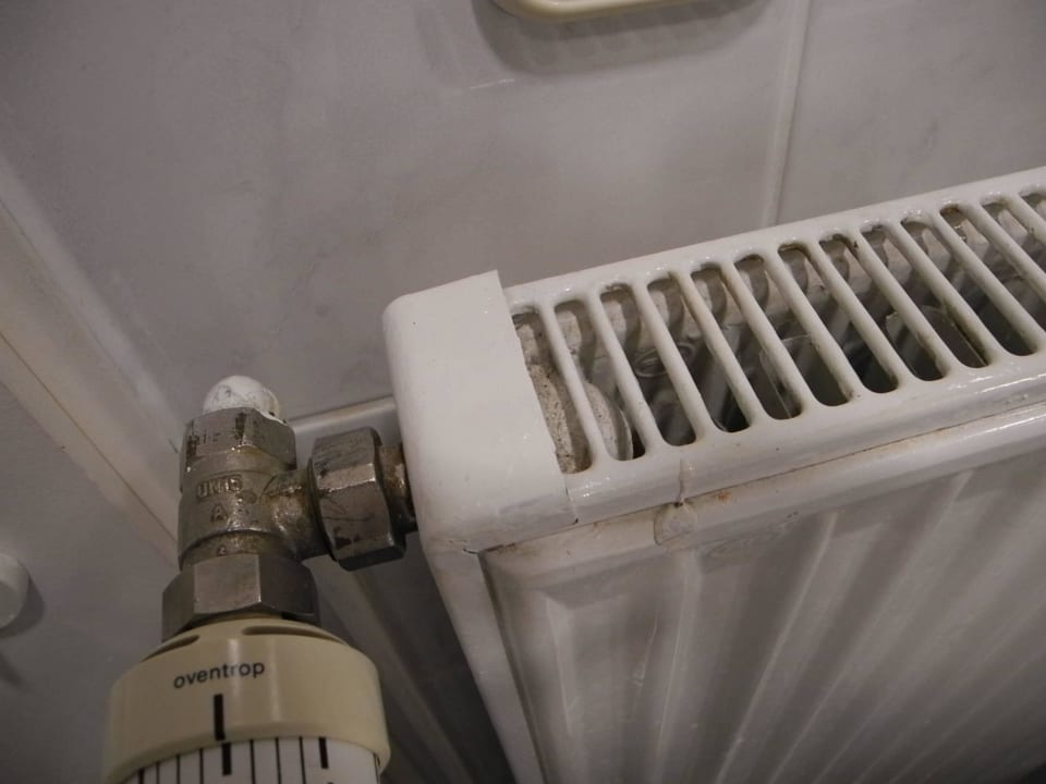 Verschmutzter Heizkörper Europa Hotel Kühlungsborn