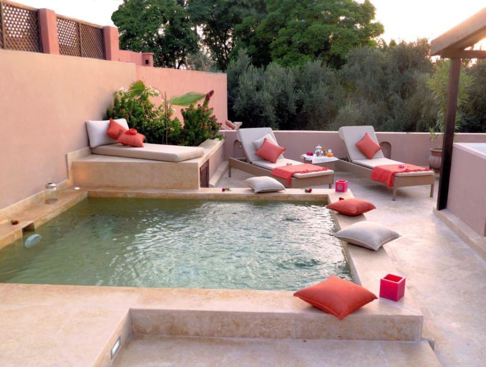 Pool auf der Dachterrasse Hotel Riad Viva