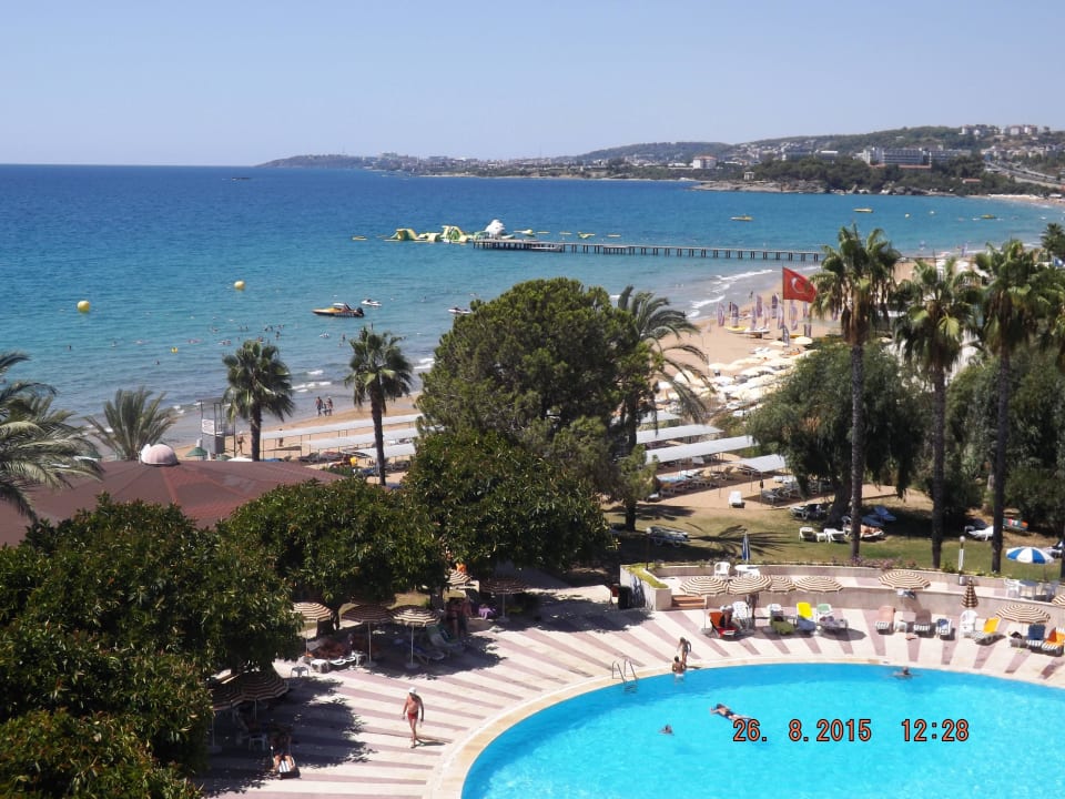 Blick vom Balkon Top Hotel