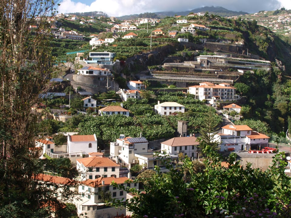 Ausblick von unserer Terrasse Hotel Estalagem da Ponta do Sol