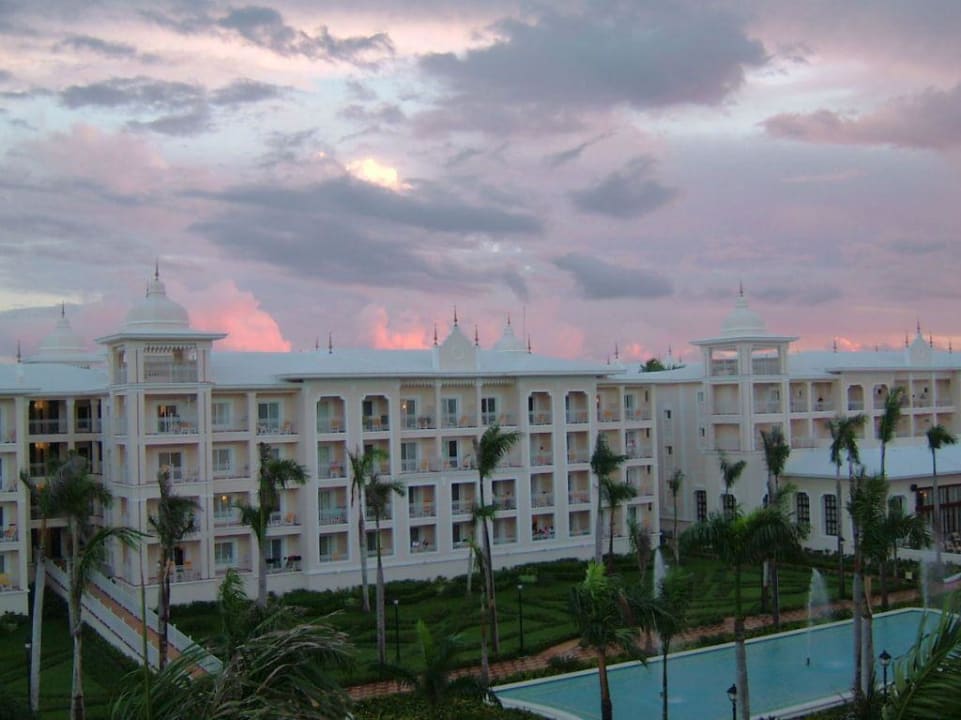 Abendstimmung vom Balkon aus Hotel Riu Palace Punta Cana