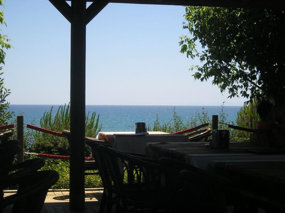 Restaurant mit Blick aufs Meer Trendy Aspendos Beach Hotel