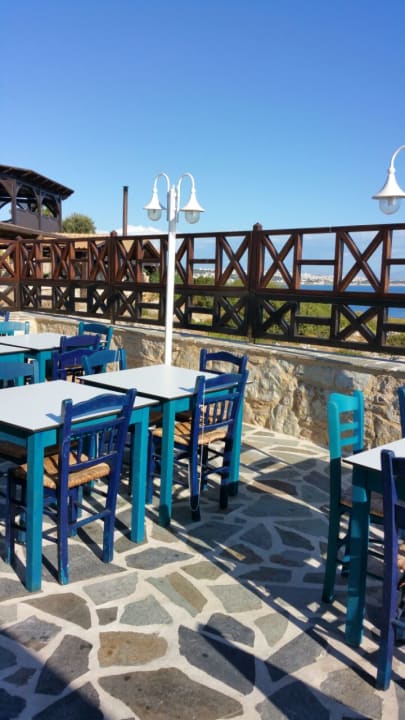 Dinner mit Blick aufs Meer  Hotel Kalithea Horizon Royal