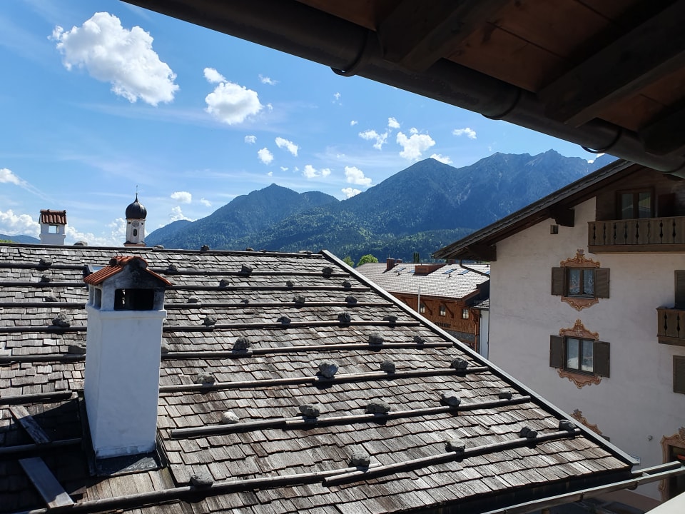 Ausblick Ferienwohnung Karwendelblick