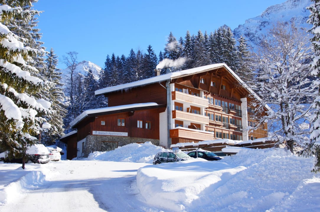 Winterpanorama - Breitach IFA-Ferienwohnung IFA Breitach Apartments - Berghotel Kleinwalsertal
