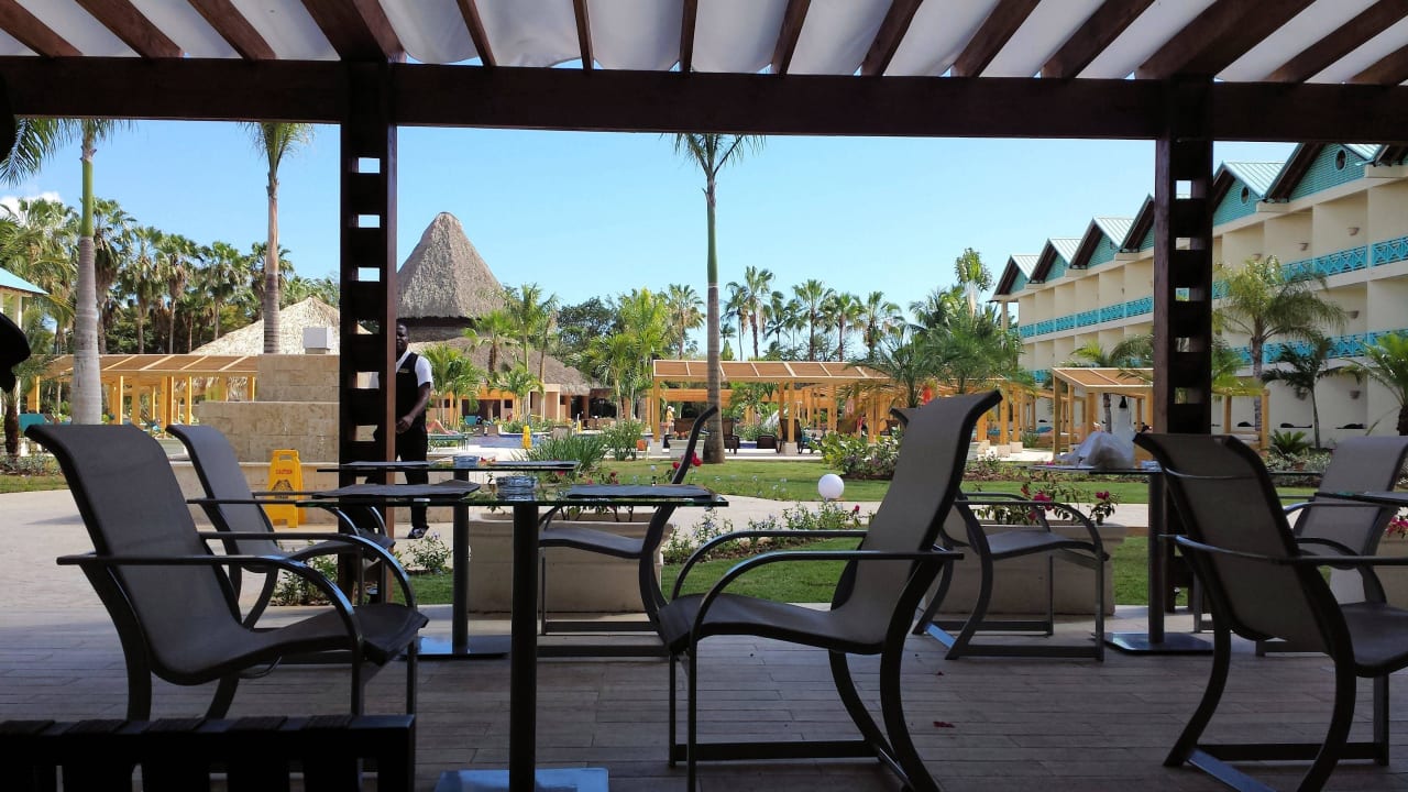 Blick aus der Preferred-Lounge Dreams La Romana Resort & Spa