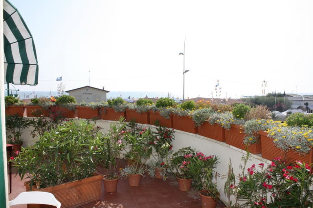 Ausblick von der Terrasse Hotel Piccadilly