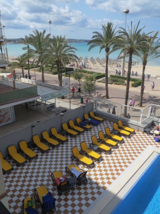 Blick vom Balkon morgens um 10:00 Myseahouse Flamingo - Adults only