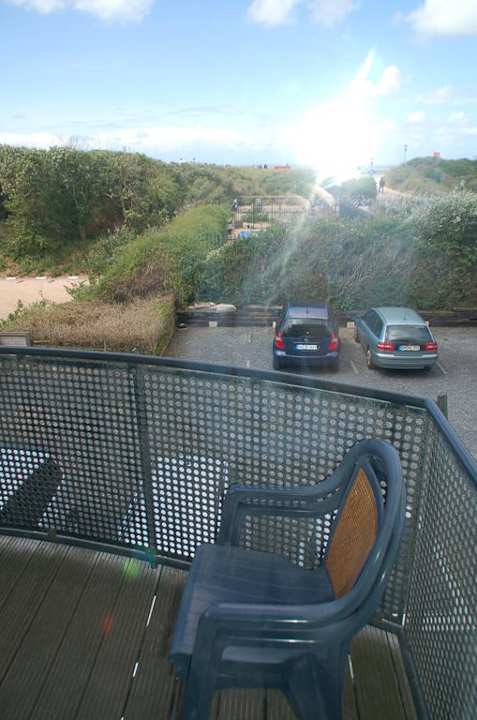 Blick vom Balkon Hotel Nehalennia