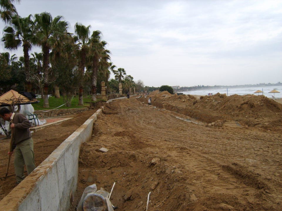 Baustelle Strandpromenade Side Star Elegance