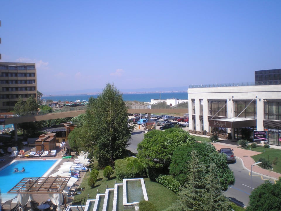 Blick vom Balkon Grand Hotel Pomorie