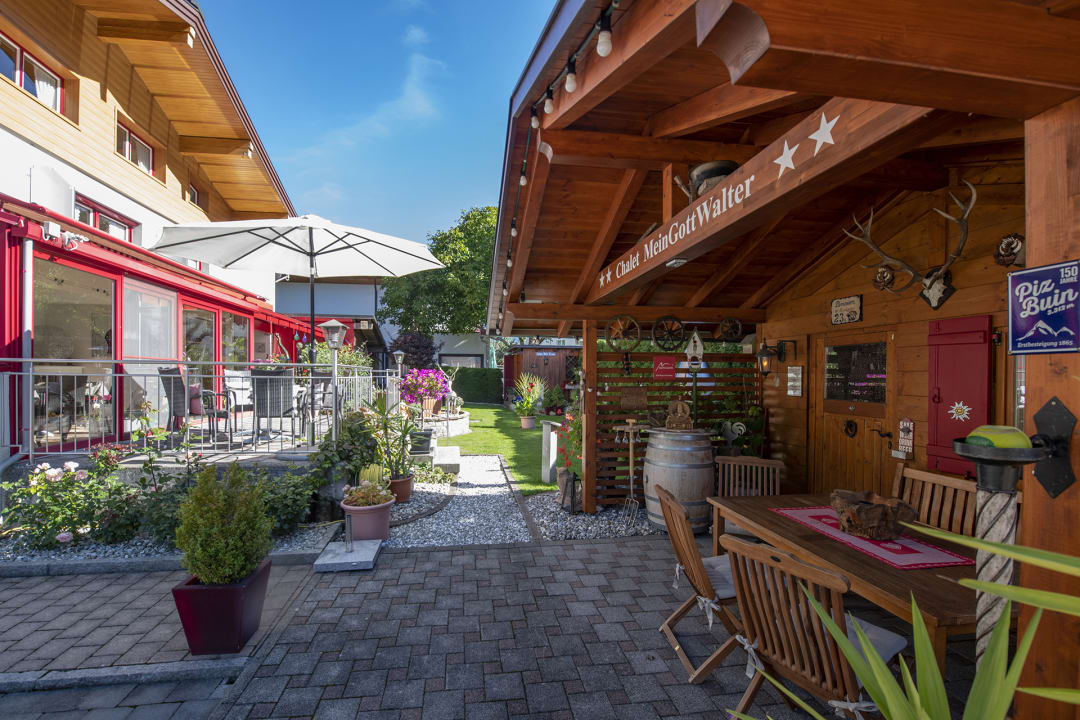 Gartenanlage Pension Rudigier Appartements